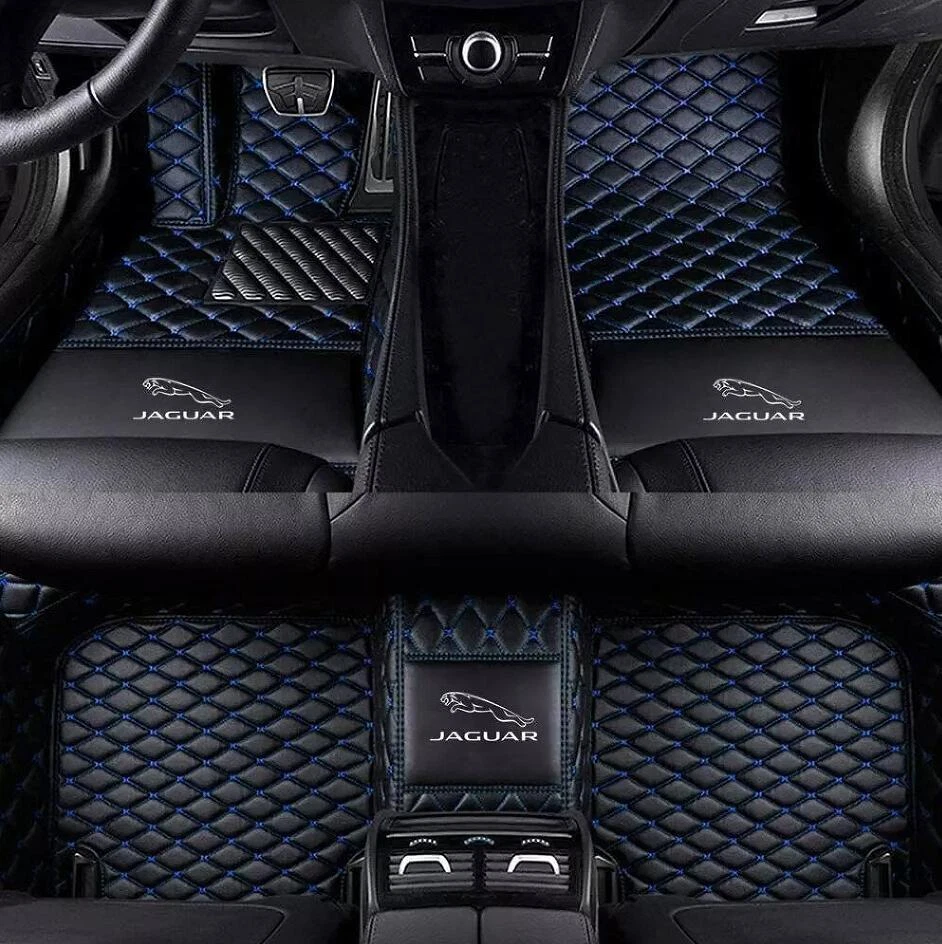 Alfombrillas coche personalizadas de lujo para Jaguar XE XF XJ XK F PACE I PACE todos los modelos Foto 4 de 4