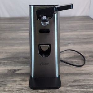 Oster Electric Can Bottle Opener Knife Sharpener FPSTCN2000 Stainless Steel 