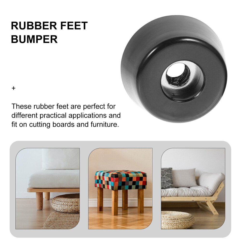 50 Pcs Rubber Feet With Screws – Non-Slip Bumpers For Furniture & Cutting Boards 7 thumbnail image