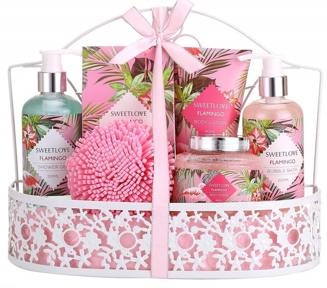 "birthday Gift Basket Set Bath and Body Works Spa Lotion Soaps for