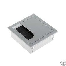 Kabeldurchführung 80mm Aluminium Kabeldurchlass für Schreibtisch Kabeldose