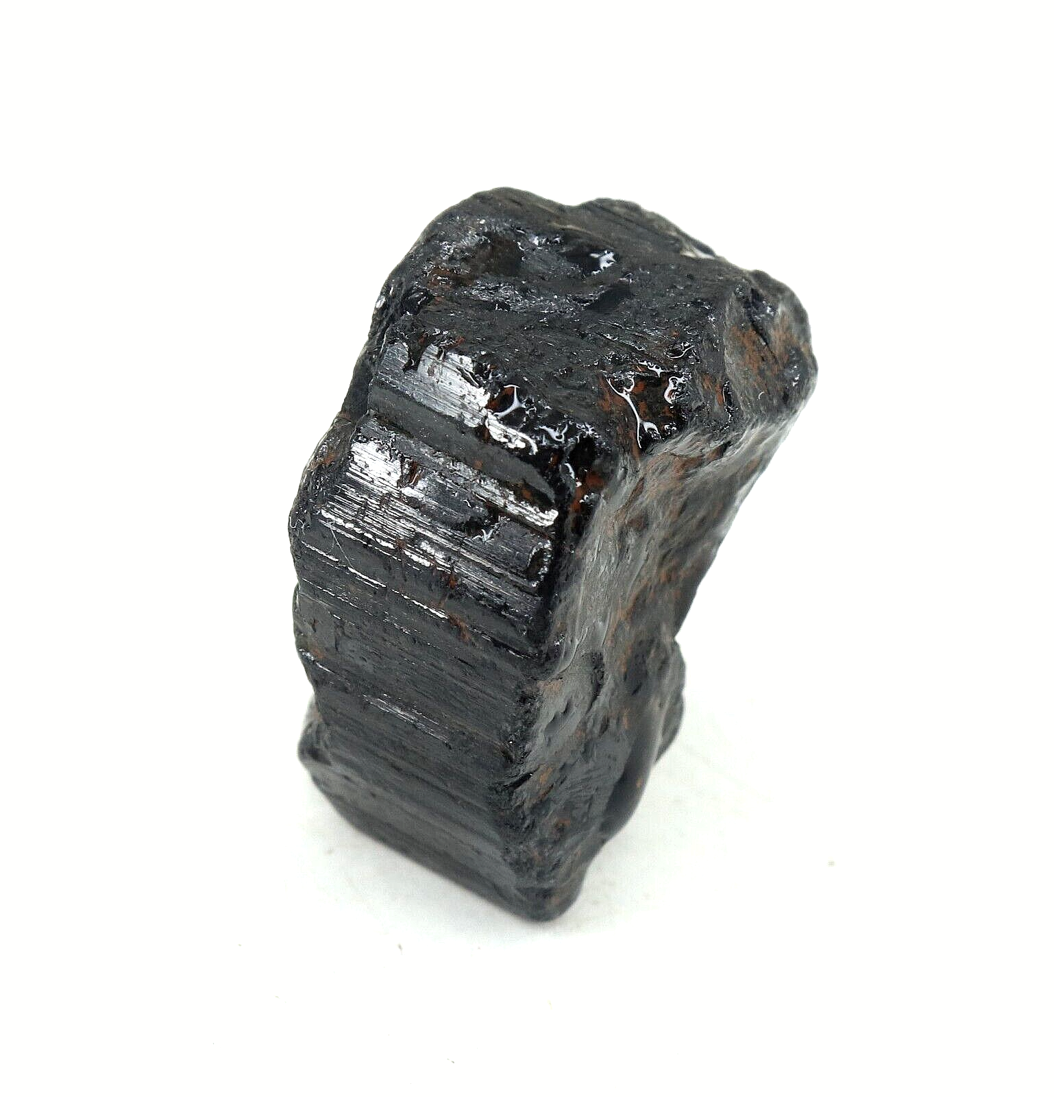 Natural Black Tourmaline Rough Crystal Mineral Specimen 85.60 Ct Healing Energy