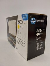 HP 642A Yellow Toner Cartridge LaserJet CP4005 CB402A Damaged Box