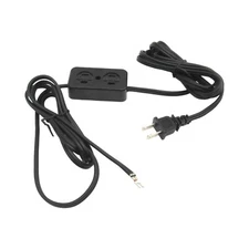 Power Cord With Motor & Light Block Fits Many Sewing Machines