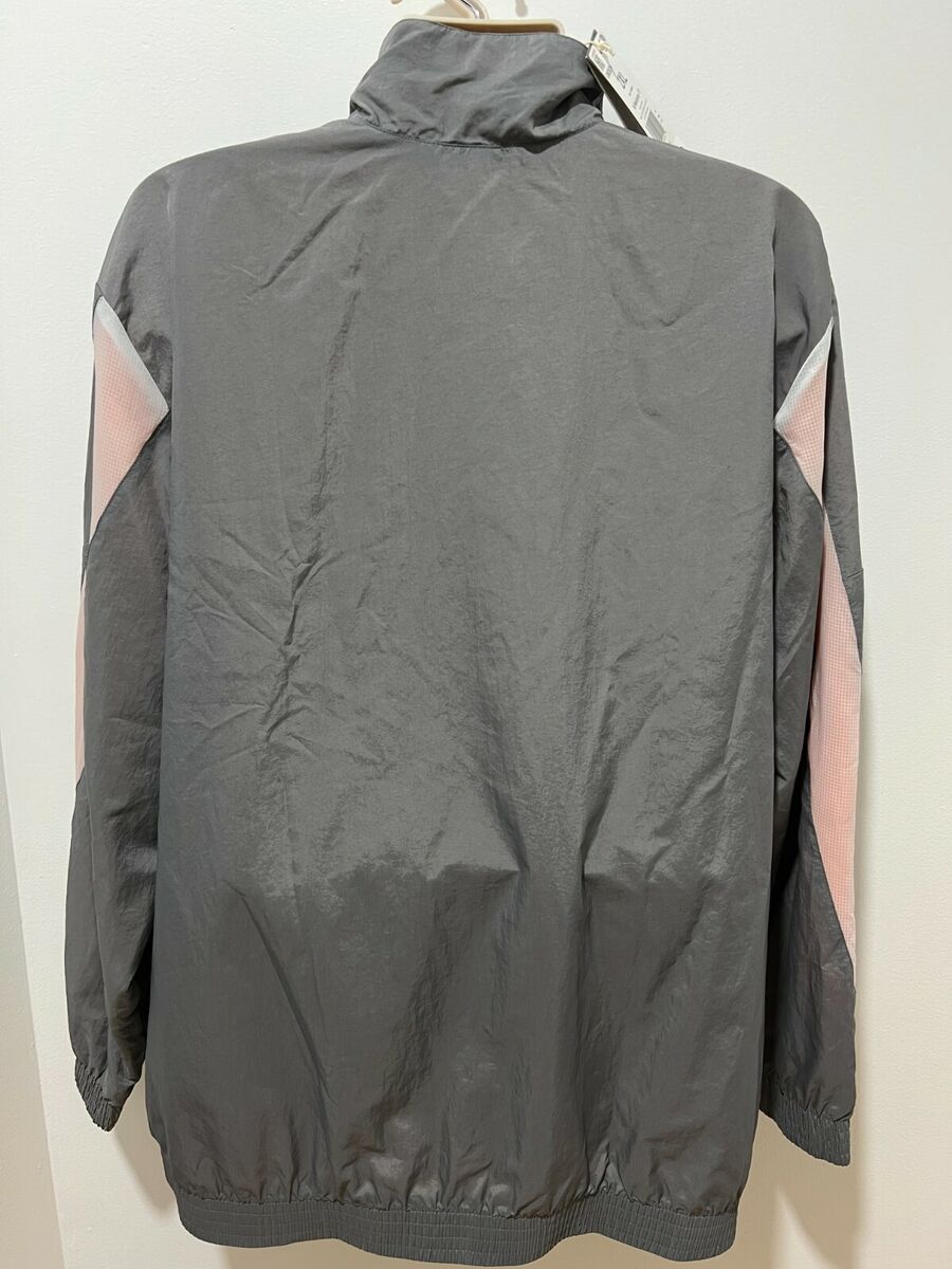 adidas Men's Size 2XL Gray Four/Hazy Coppe Full-Zip Meshpop adidas Men's Size 2XL Gray Four/Hazy Coppe Full-Zip Meshpop
