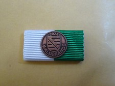 S1-438) Sachsen Waldbrand 2022  Bandspange Ordensspange Waldbrände Medaille