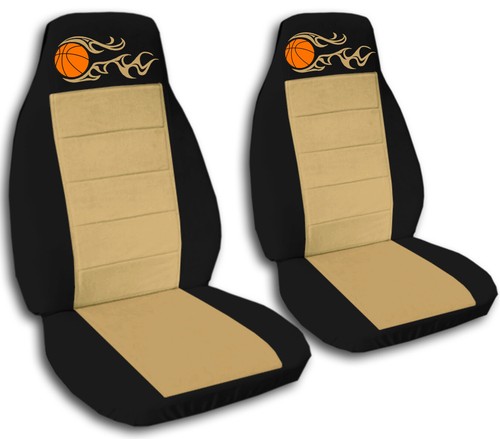 Juego de fundas de asiento de coche delanteras para MAZDA MX-5 MIATA 1990-2020 diseño baloncesto - Imagen 12 de 13
