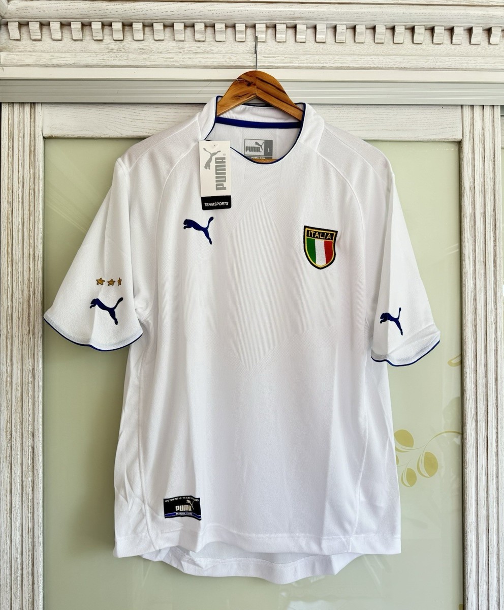 PUMA イタリア代表 サッカーシャツ M PUMA イタリア代表 2022 PLAYER CASUALS Tシャツ 半袖(ブルー) 767118