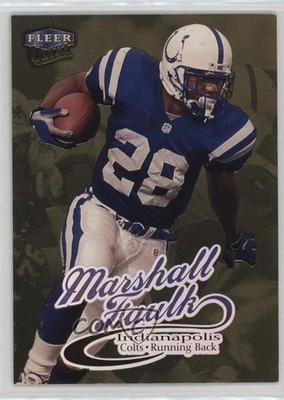 1999 Fleer Ultra Gold Medallion Edition Marshall Faulk #85G HOF 0ru6