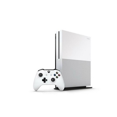 Microsoft Xbox One S 500GB White Console w/ White Controller, 4K, Wi-Fi, HDMI