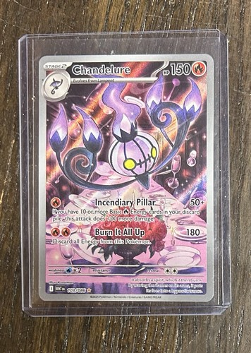 Pokemon TCG White Flare Chandelure Illustration Rare Card 103/086