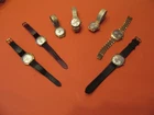Lot of 7 x Vintage Gents Wristwatches EPPO ANKER ZentRa Timex etc from estate