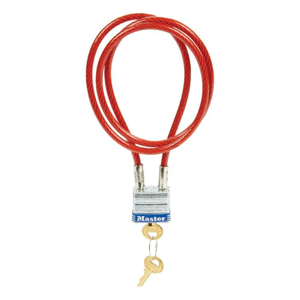 Главный замок Навесной Замок Кабельный замок 316 X 36 дюймов 4-контактный цилиндрический Стальной 1Pk 3890₽