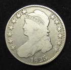 1825 Capped Bust Half Dollar Coin