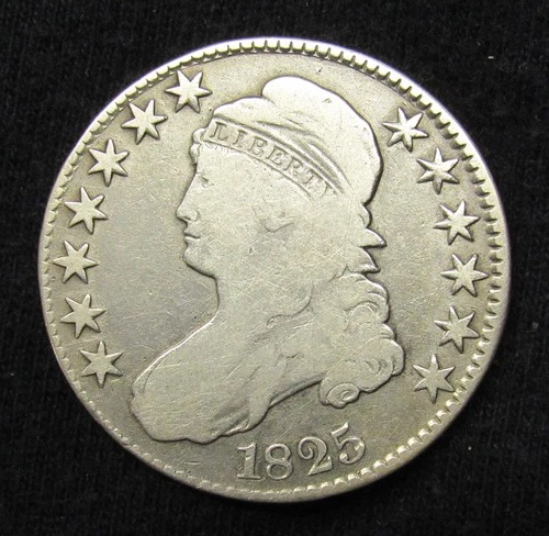 1825 Capped Bust Half Dollar Coin