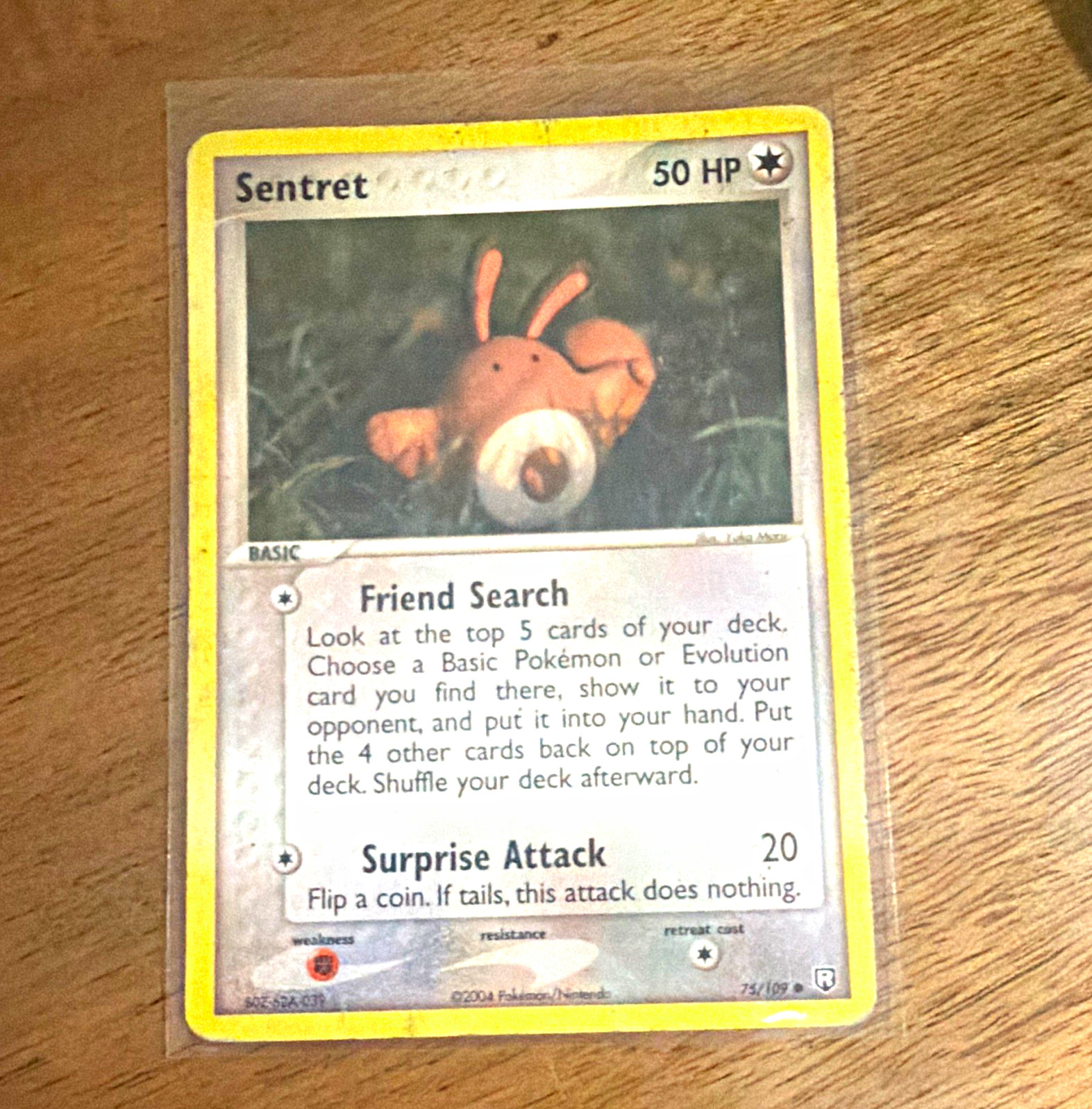 The Pokémon Company Sentret 75/109 EX Team Rocket Returns Common EN 50HP