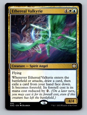Ethereal Valkyrie R Commander: Kaldheim 16 NM
