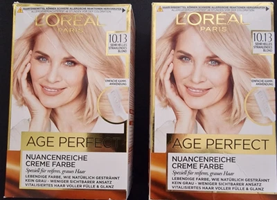 L'ORÉAL 2x L’Oréal Paris Age Perfect Creme Farbe 10.13 Sehr Helles Strahlendes Blond