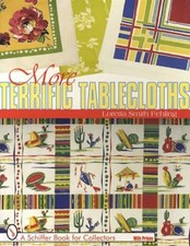 Vintage 40s 50s Era Kitchen Tablecloths Collector Guide Colorful Textile Prints