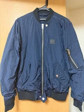 DIESEL MA-1 Flight Jacket Navy Men’s S Used Excellent Condition