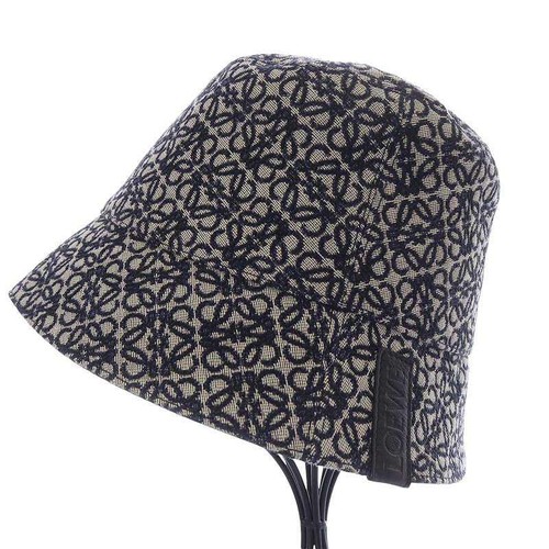 Sombrero de cubo reversible Jacquard anagrama Loewe negro K820Hb1X13/Yo16 Oh para mujer