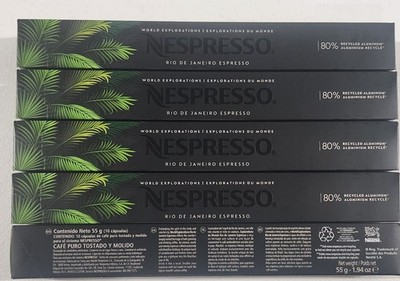 Nespresso Capsules Original Line Rio de Janeiro 50 Count Espresso Exp: 10/31/25