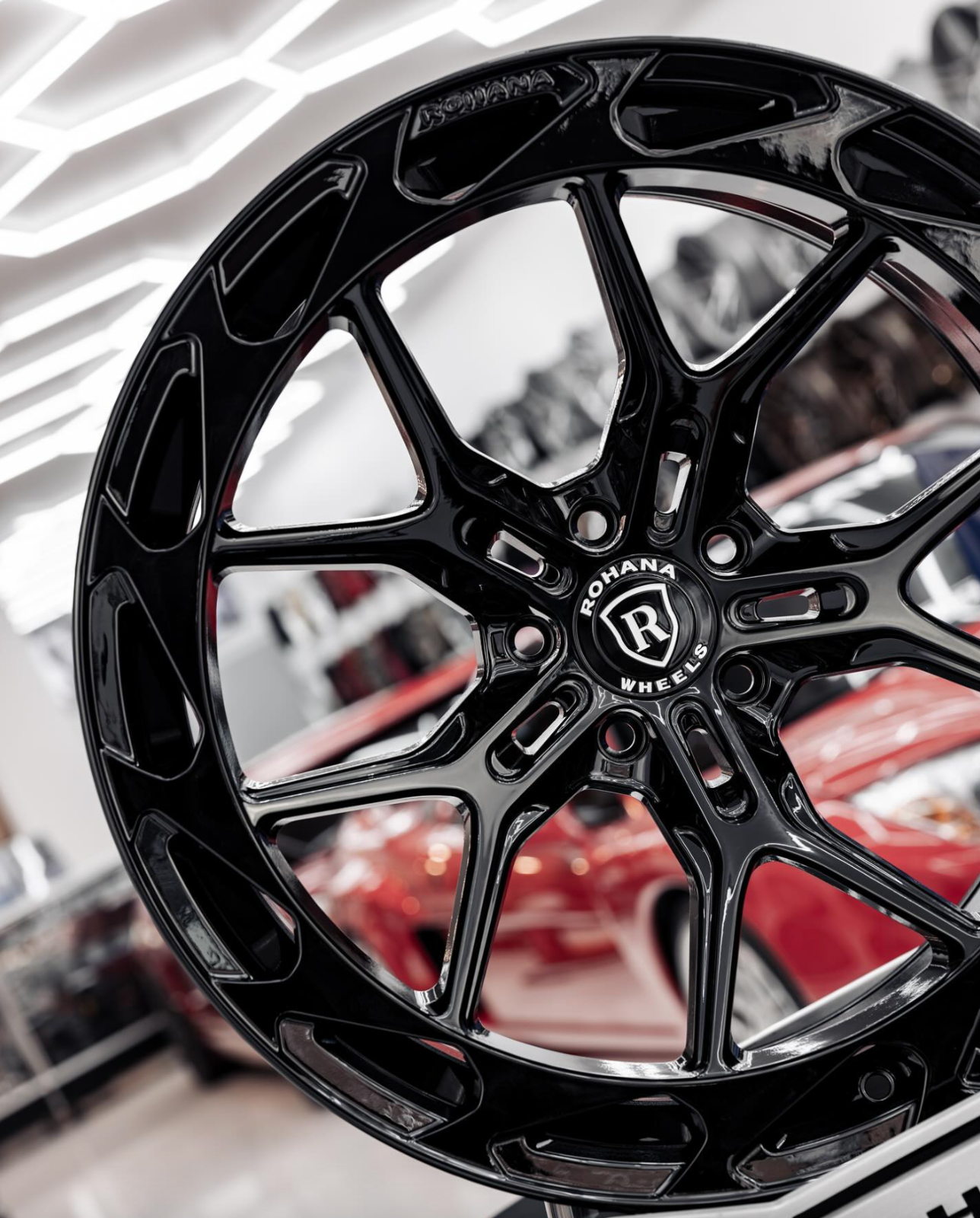 20” ROHANA RFX19 GLOSS BLACK WHEELS RIMS fit LAMBORGHINI HURACAN R8 ...