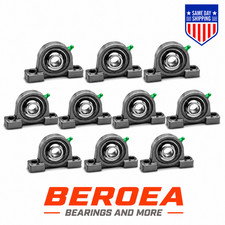 UCP207-22 Pillow Block Bearing 1-3/8" Bore 2-Bolt Self-Aligning 10PCS