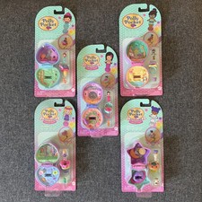 Anillo Polly Pocket Keepsake Collection Heritage Ultimate Juego Completo de 5 Nuevo en Caja Difícil de Encontrar