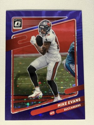2021 Panini Donruss Optic Mike Evans Purple Stars #169 Jersey Match 13/15