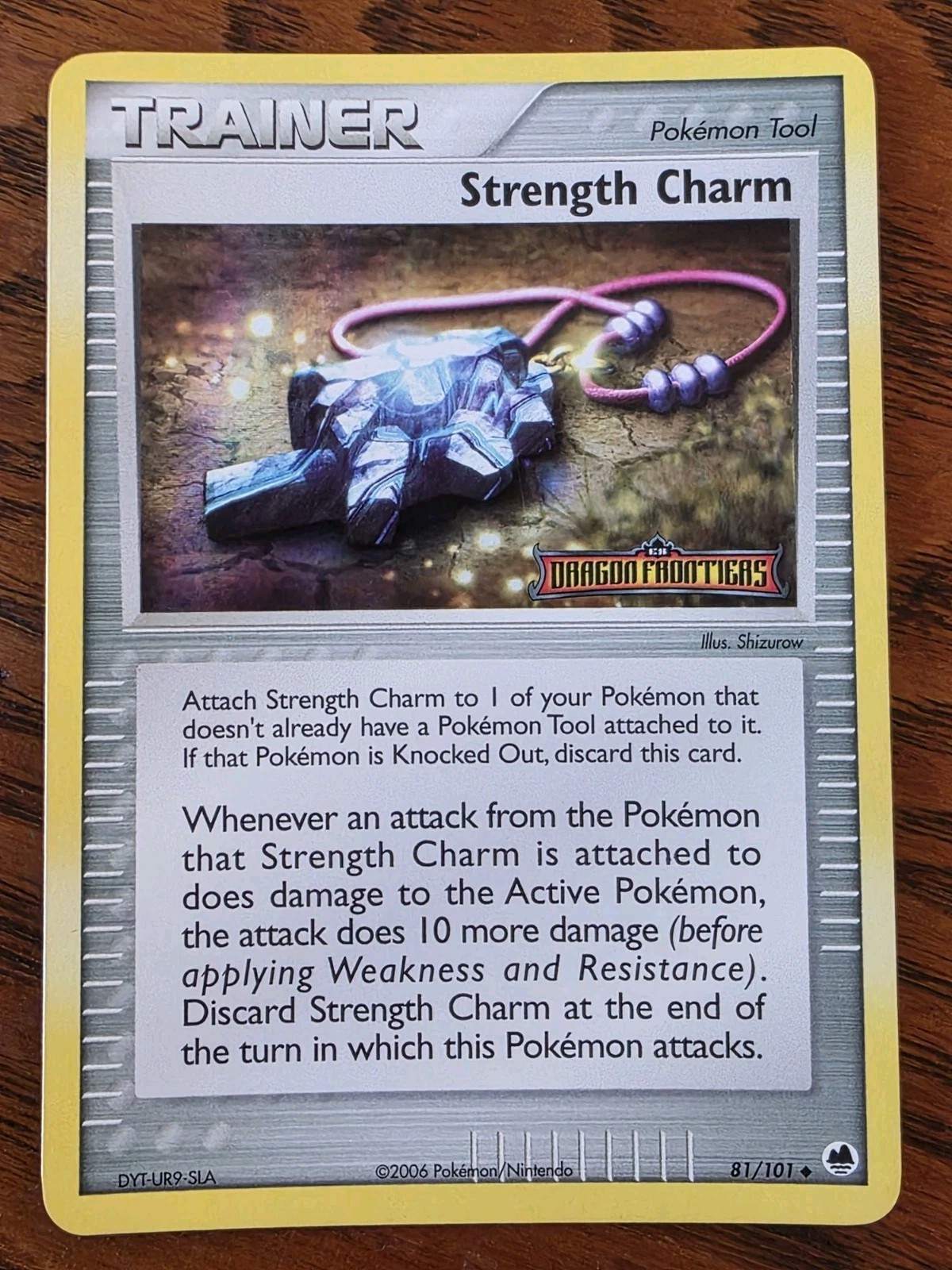 Strength Charm Reverse Holo - 2006 Pokemon Card EX Dragon Frontiers 81/101 - NM