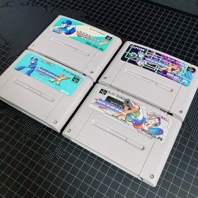 Nintendo Super Famicom Lot 4 Rockman 7 X X2 X3 Megaman SFC SNES NTSC-J(Japan)