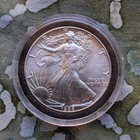 1988  ASE American Silver Eagle 1oz .999 Silver BU Coin.  near mint!!!
