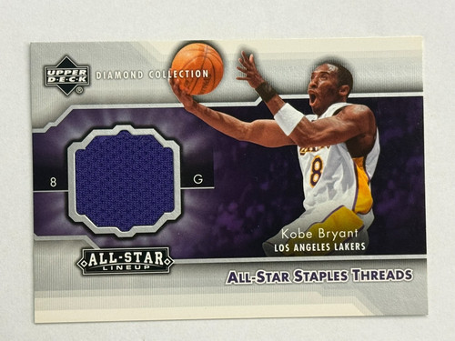 2004 UD Diamond Collection Kobe Bryant Game Used Jersey Card STT-KB All Star