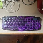 Wired USB Illuminated Gaming Keyboard Black English QWERTY Plastic — photo 4