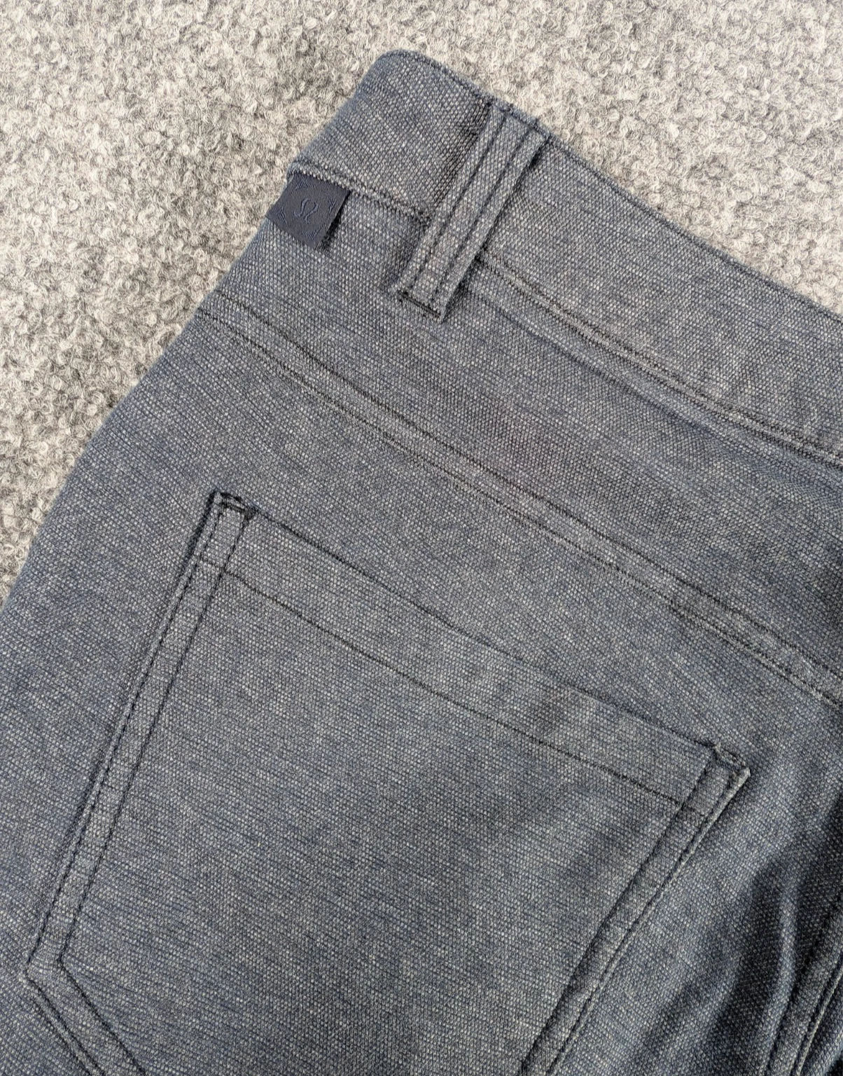 Lululemon ABC Pant Slim Mens 28 Blue Tech Canvas Casual Work Comfort