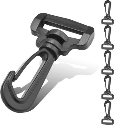 Coobigo 12PCS Plastic Swivel Snap Hook Clips for Purse,1 Inch Rotary Clasp Purse