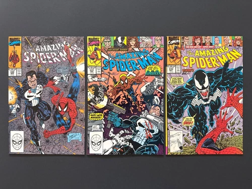 Amazing Spider-Man #330 331 332 1990 (Marvel) | Punisher Run | VF/NM