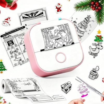 Phomemo T02 Stickerdrucker Thermoprinter Mini-Druckkassetten Weihnachtsgeschenk