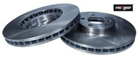 2X Bremsscheibe Maxgear 19-3221 2 Bremsscheiben Vorderachse Vorne FüR Vw