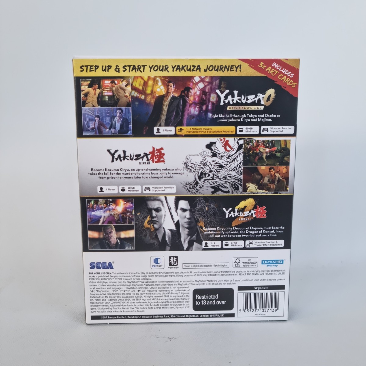 Yakuza: 20th Anniversary Edition Playstation 5 Brand New Not