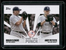 Roger Clemens / Andy Pettitte 2023 Topps One-Two Punch New York Yankees #12P-6