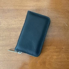 DISCONTINUED DOVO Small Embroidery Scissor Case Only - Chocolate Brown