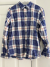 L.L.Bean women s M Regular Relaxed Flannel Pl...