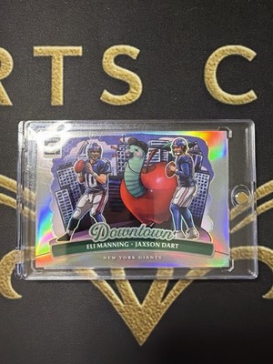 2025 Panini Donruss Optic Dual Downtown Jaxson Dart Eli Manning SSP Case  Hit | eBay