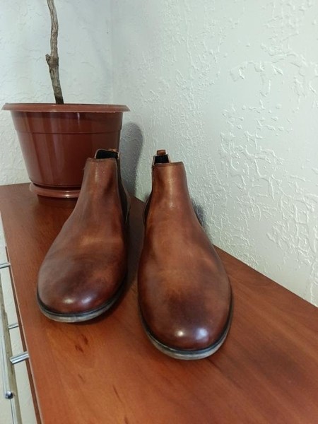 Men Bugatti Boots Brown Leather 46 #6AQ6