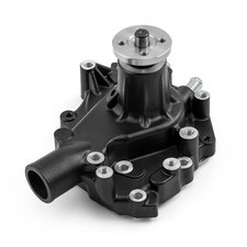 Ford Sb 289 302 351 Windsor High Volume Aluminum Driver Side Water Pump Black