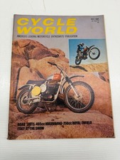 CYCLE WORLD MAGAZINE MAY 1969 HONDA CB750 SANDCAST HUSQVARNA 400 VINTAGE