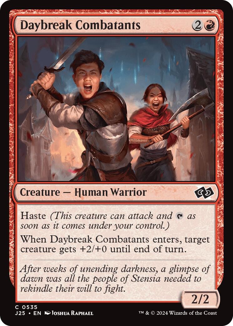Daybreak Combatants - 535 - NM - Foundations Jumpstart - MTG