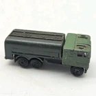 Vintage Die Cast Military Tanker Truck Hot Wheels Style Metal Plastic Toy Loose